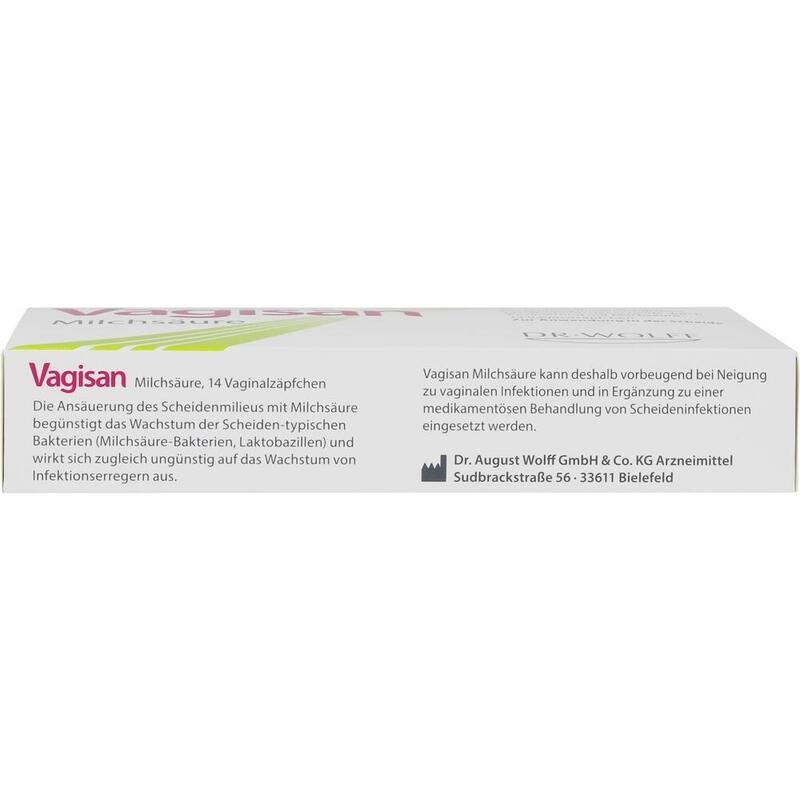 VAGISAN Milchsäure Vaginalzäpfchen