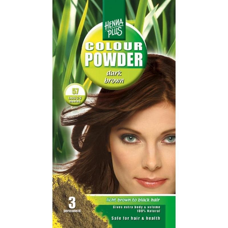HENNAPLUS Colour Powder dark brown 57