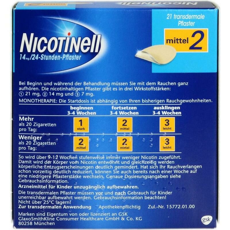 NICOTINELL 14 mg/24-Stunden-Pflaster 35mg