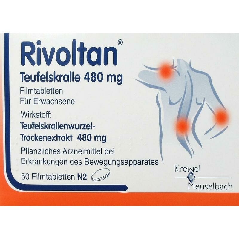 RIVOLTAN Teufelskralle 480 mg Filmtabletten