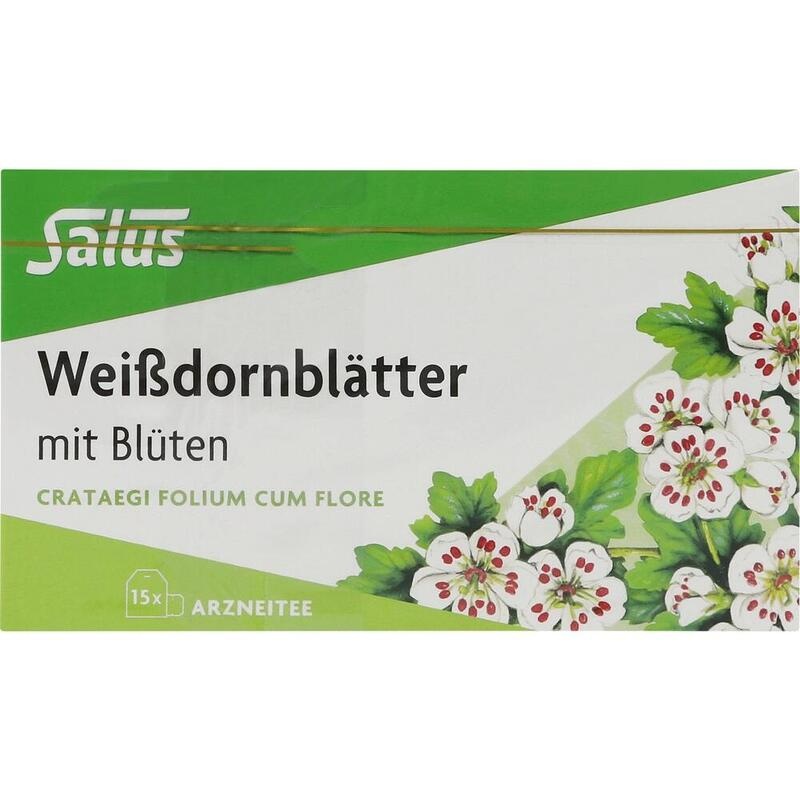WEISSDORNBLÄTTER m.Blüten Arzneitee Bio Salus Fbtl