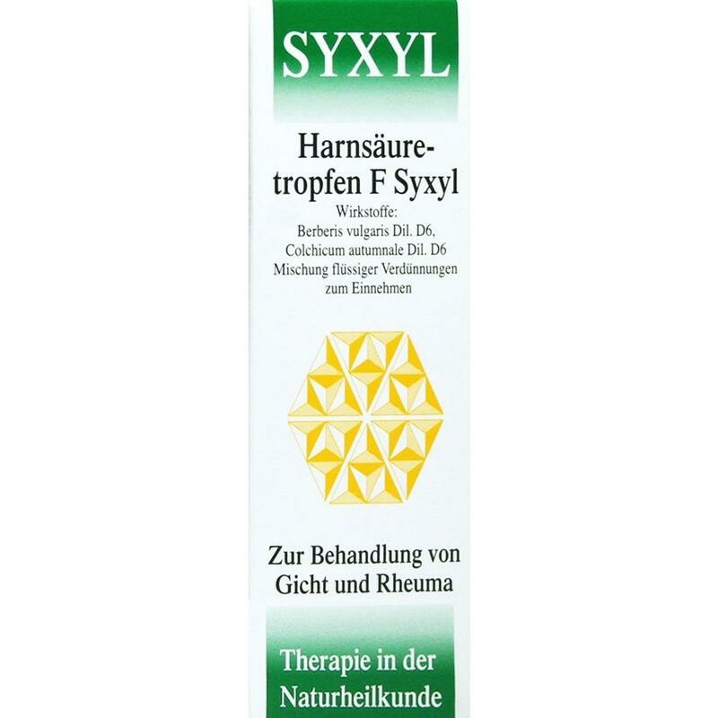 HARNSÄURETROPFEN F Syxyl Lösung