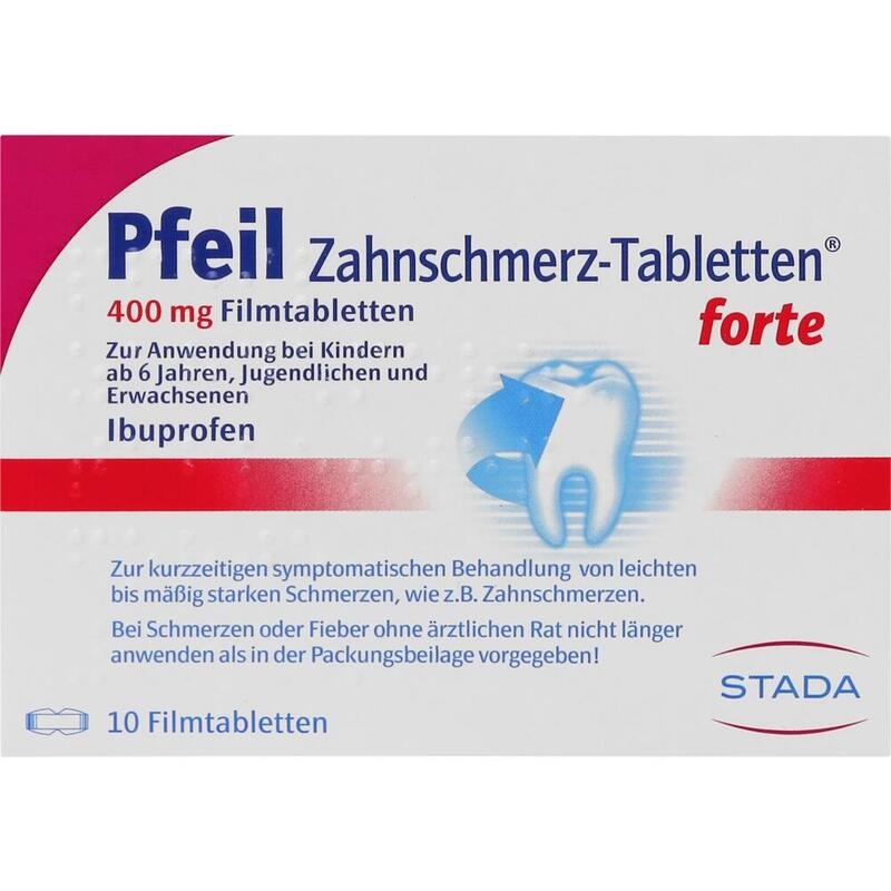 PFEIL Zahnschmerz-Tabletten forte Filmtabletten