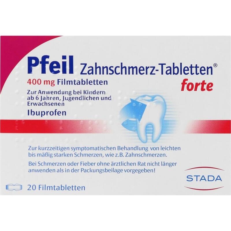 PFEIL Zahnschmerz-Tabletten forte Filmtabletten