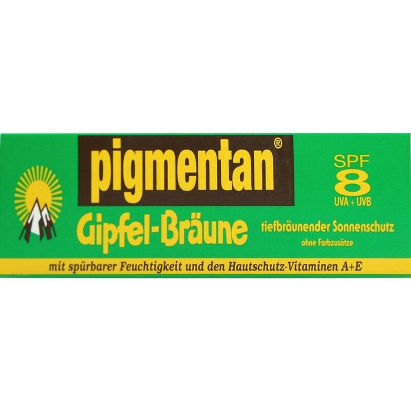 PIGMENTAN Gipfelbräune Creme SPF 8