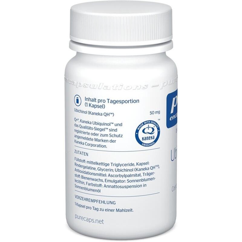 PURE ENCAPSULATIONS Ubiquinol QH 50 mg Kapseln
