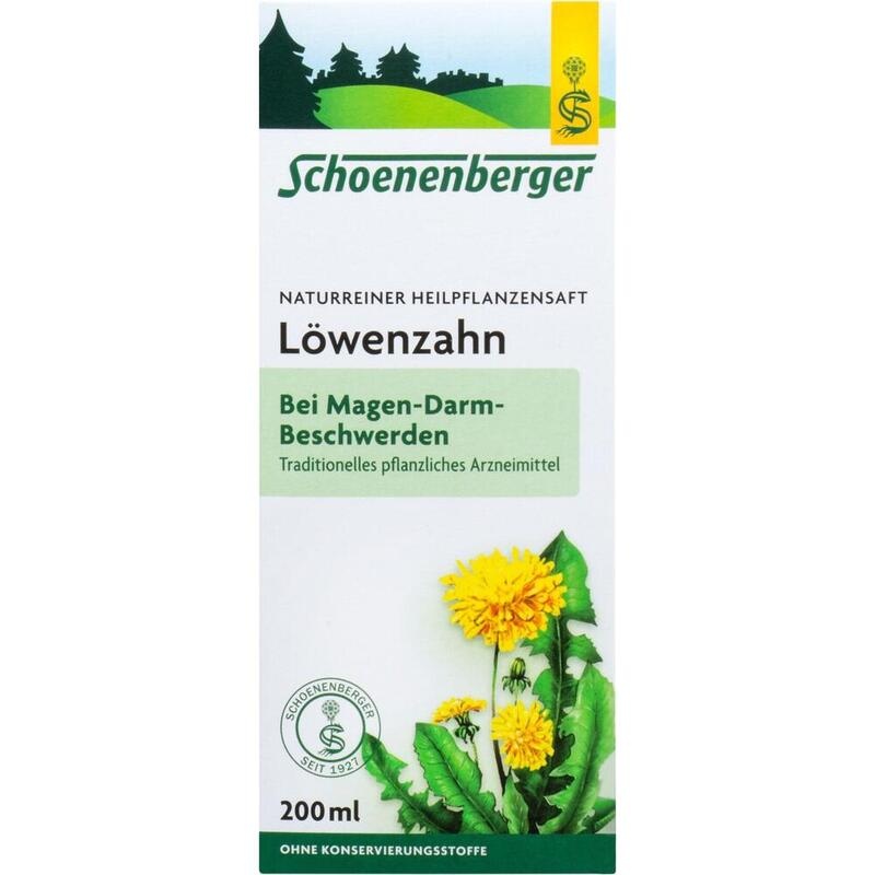 LÖWENZAHN SAFT Schoenenberger