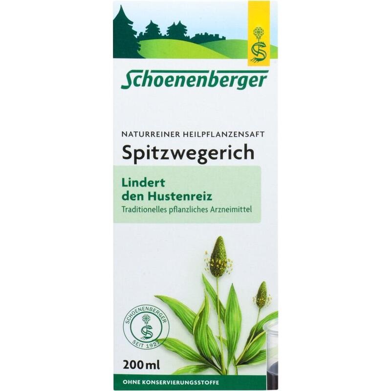SPITZWEGERICHSAFT Schoenenberger