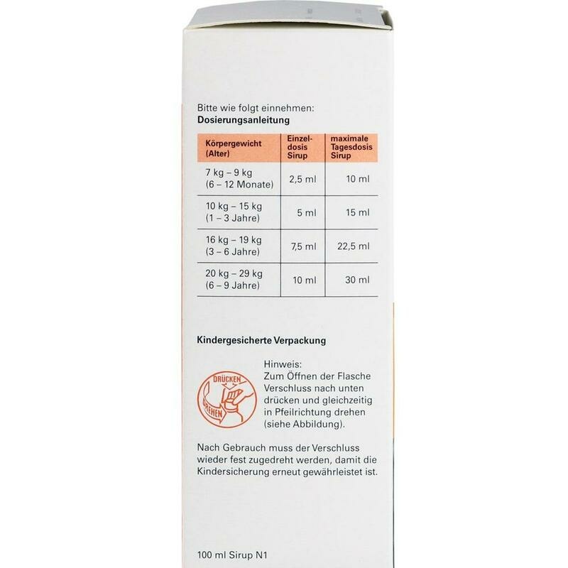 IBU-RATIOPHARM Fiebersaft für Kinder 20 mg/ml