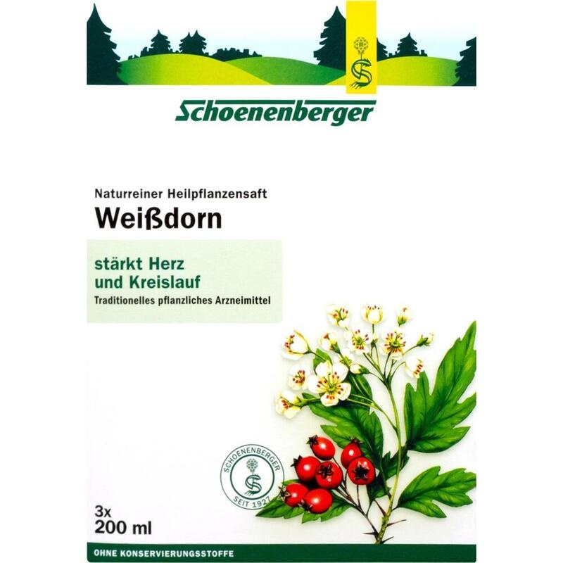 WEISSDORN SAFT Schoenenberger Heilpflanzensäfte