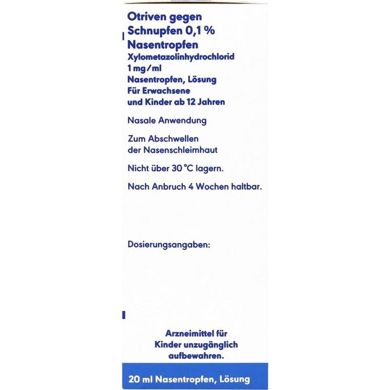 OTRIVEN 0,1% Nasentropfen