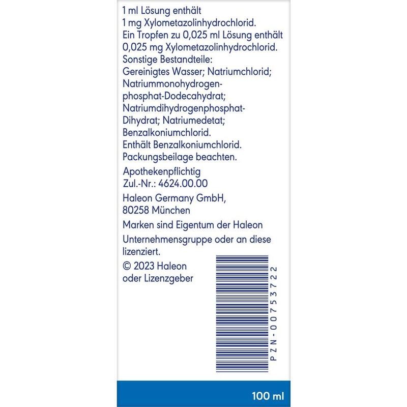 OTRIVEN 0,1% Nasentropfen Nachfüllfla.Praxisbedarf