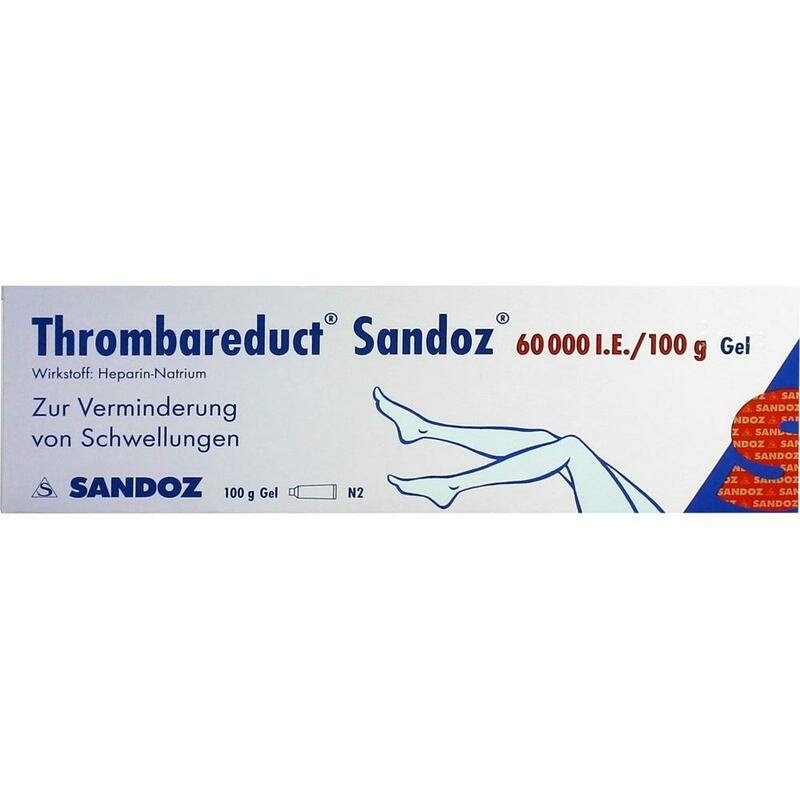 THROMBAREDUCT Sandoz 60.000 I.E. Gel