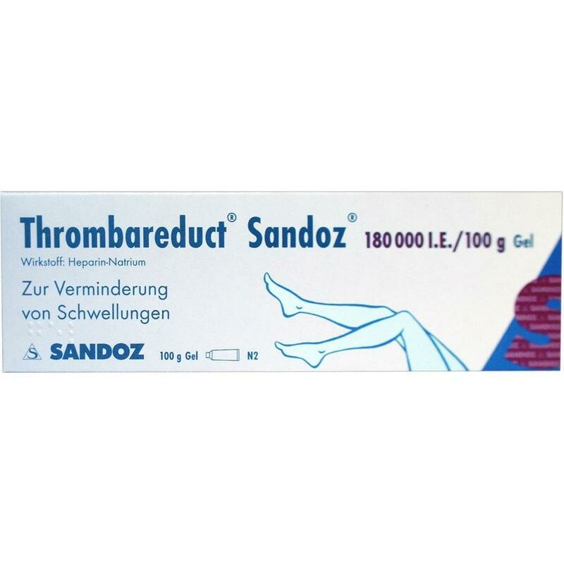 THROMBAREDUCT Sandoz 180.000 I.E. Gel