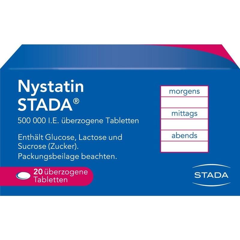 NYSTATIN STADA 500.000 I.E. überzogene Tab.