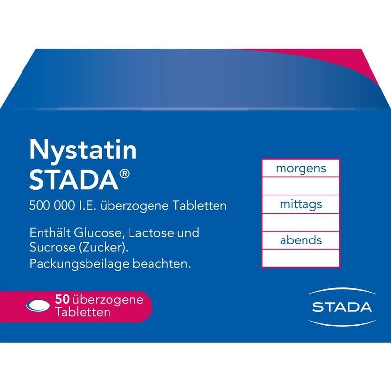 NYSTATIN STADA 500.000 I.E. überzogene Tab.