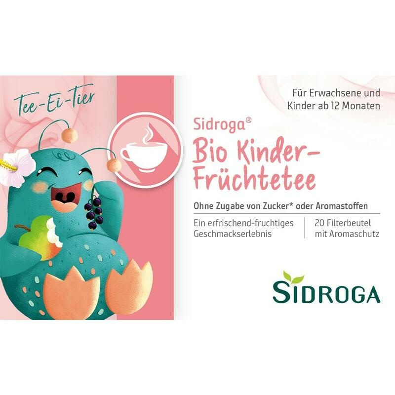SIDROGA Bio Kinder-Früchtetee Filterbeutel