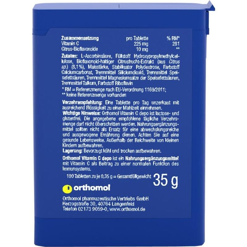 ORTHOMOL Vitamin C Depo Tabletten