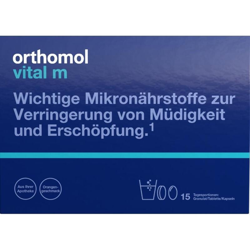 ORTHOMOL Vital M Granulat/Kap./Tabl.Kombip.15 Tage