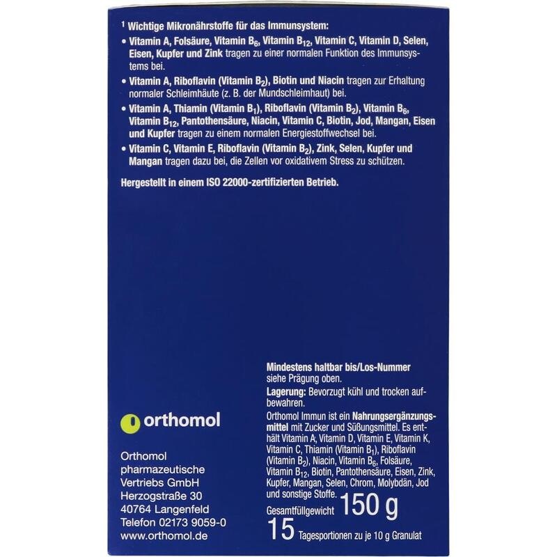 ORTHOMOL Immun Granulat Beutel