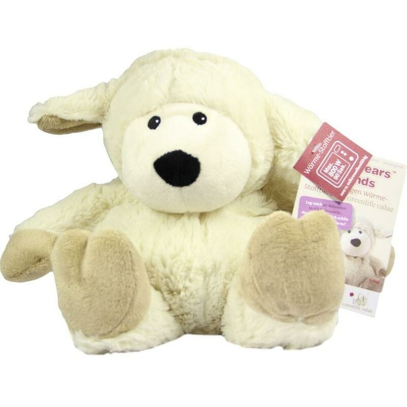 WÄRME STOFFTIER Beddy Bear Schaf beige