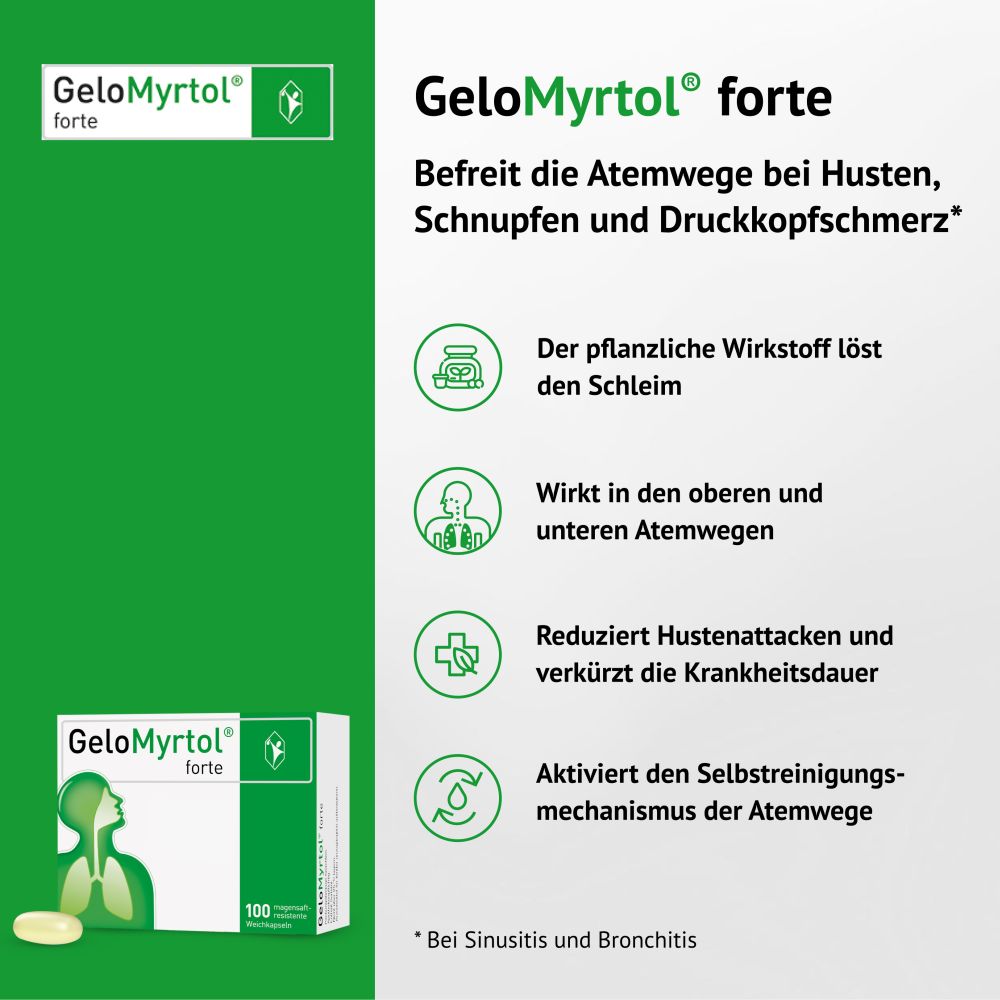 GELOMYRTOL forte magensaftresistente Weichkapseln