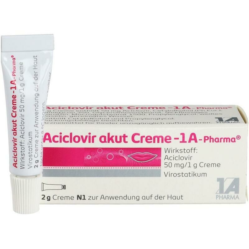ACICLOVIR akut Creme-1A Pharma