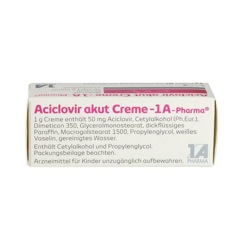 ACICLOVIR akut Creme-1A Pharma