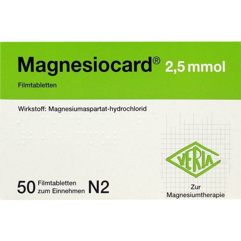 MAGNESIOCARD 2,5 mmol Filmtabletten