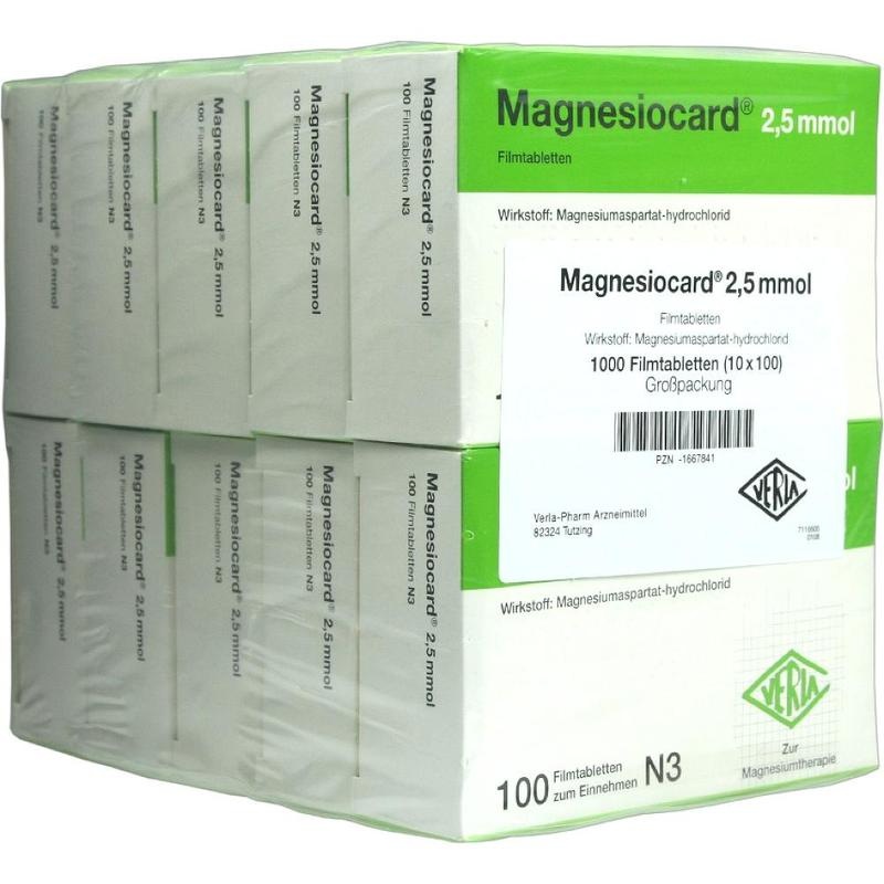 MAGNESIOCARD 2,5 mmol Filmtabletten