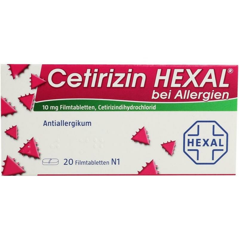 CETIRIZIN HEXAL Filmtabletten bei Allergien