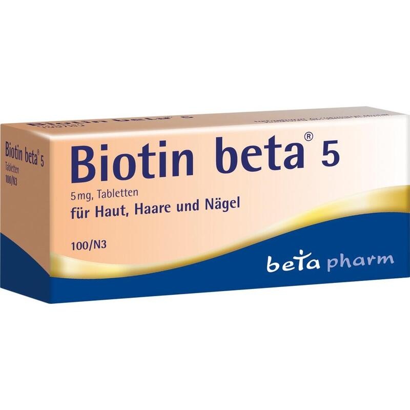 BIOTIN BETA 5 Tabletten