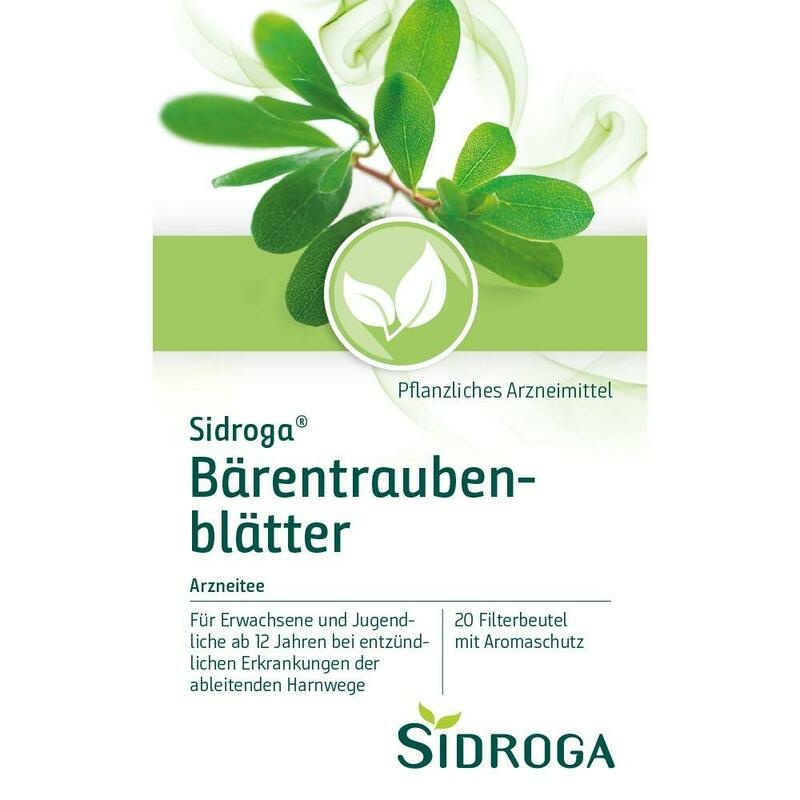 SIDROGA Bärentraubenblättertee Filterbeutel