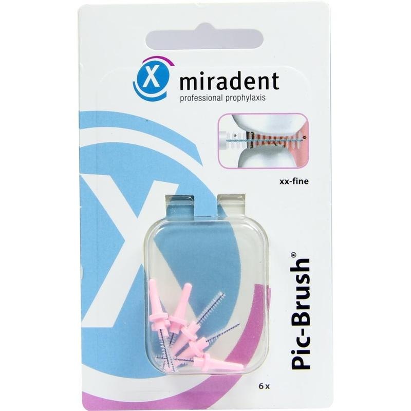 MIRADENT Interd.Pic-Brush Ersatzb.xx-fein pink