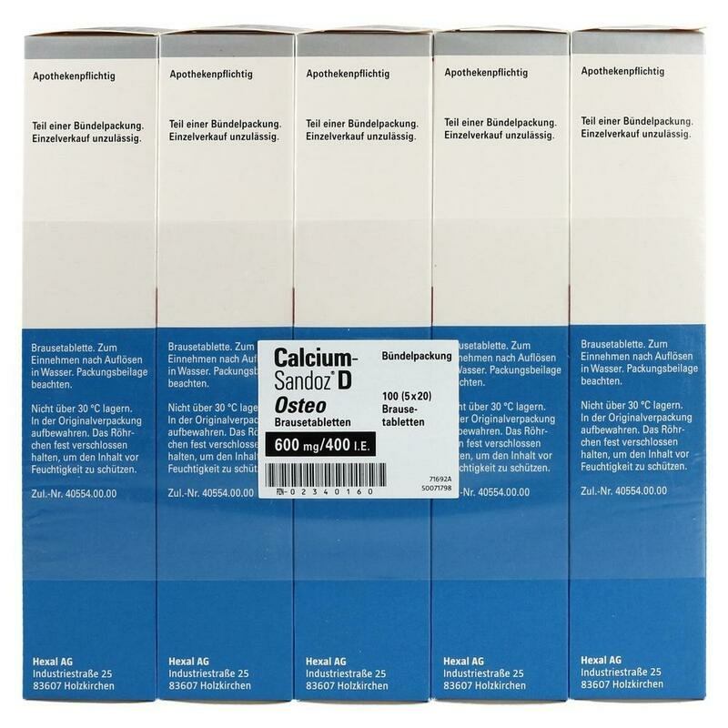 CALCIUM SANDOZ D Osteo Brausetabletten