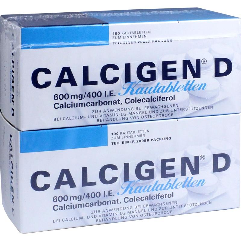 CALCIGEN D 600 mg/400 I.E. Kautabletten