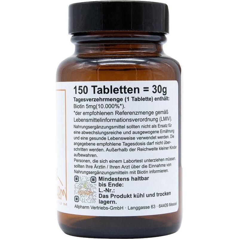 BIOTIN 5 mg N Tabletten