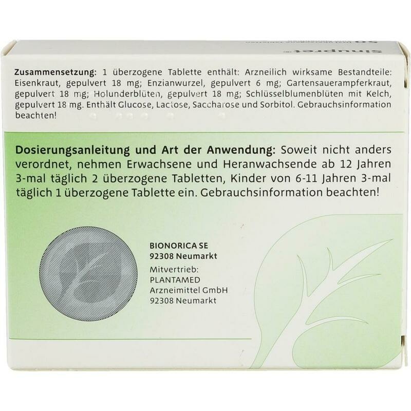 SINUPRET überzogene Tabletten