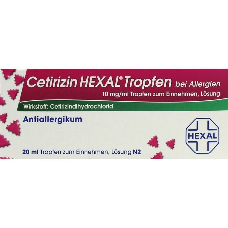 CETIRIZIN HEXAL Tropfen bei Allergien