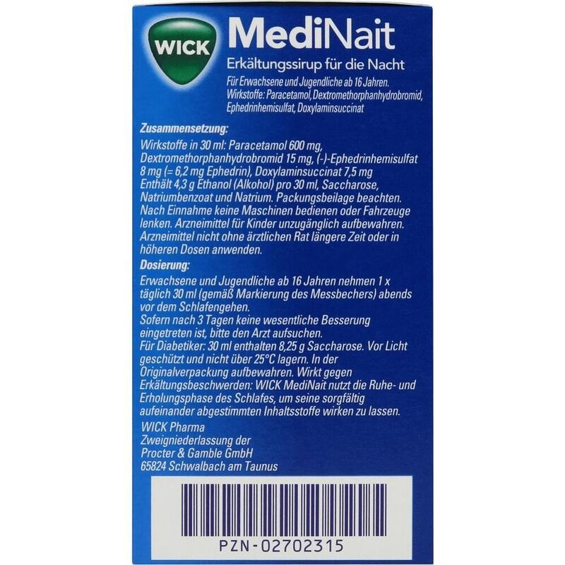 WICK MediNait Erkältungssirup für die Nacht