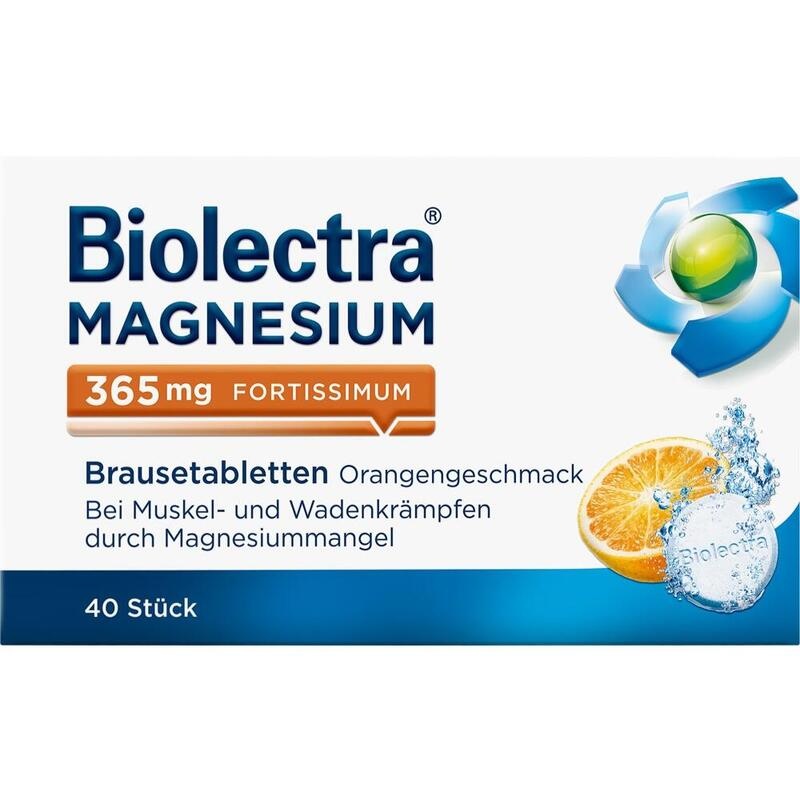 BIOLECTRA Magnesium 365 mg fortissimum Orange