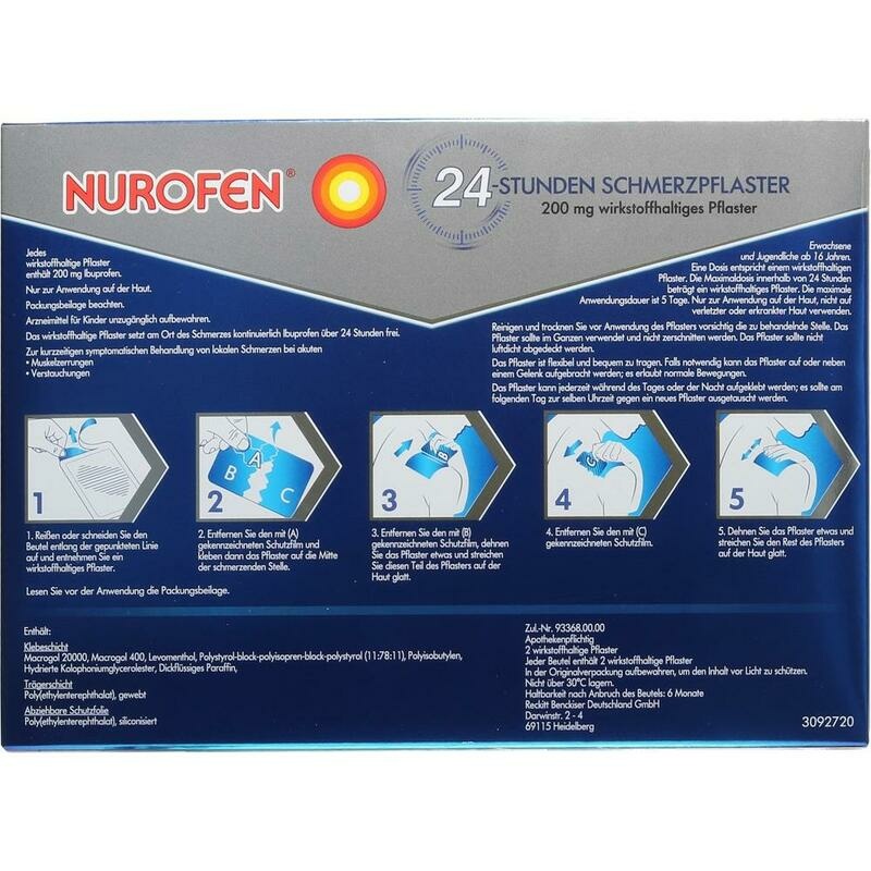 NUROFEN 24-Stunden Schmerzpflaster 200 mg