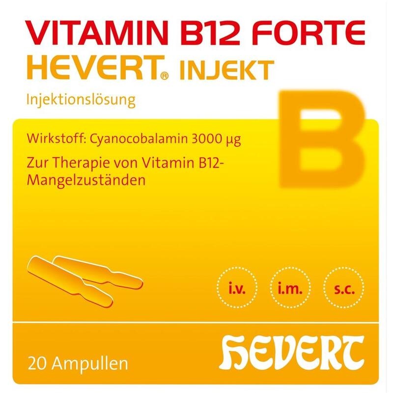 VITAMIN B12 FORTE Hevert injekt Inj.-Lsg.Amp.