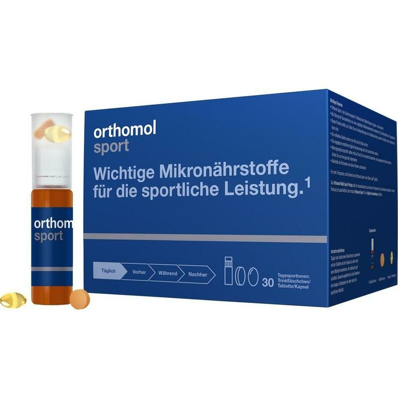 ORTHOMOL Sport Trinkfläschchen/Tabl./Kaps.Kombip.