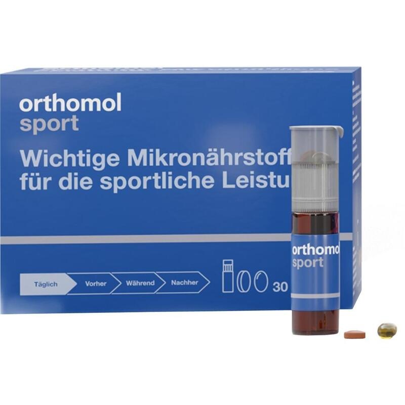 ORTHOMOL Sport Trinkfläschchen/Tabl./Kaps.Kombip.