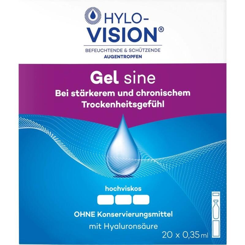 HYLO-VISION Gel sine Einzeldosispipetten