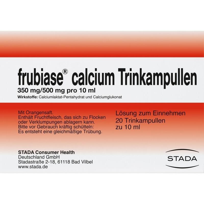 FRUBIASE CALCIUM T Trinkampullen