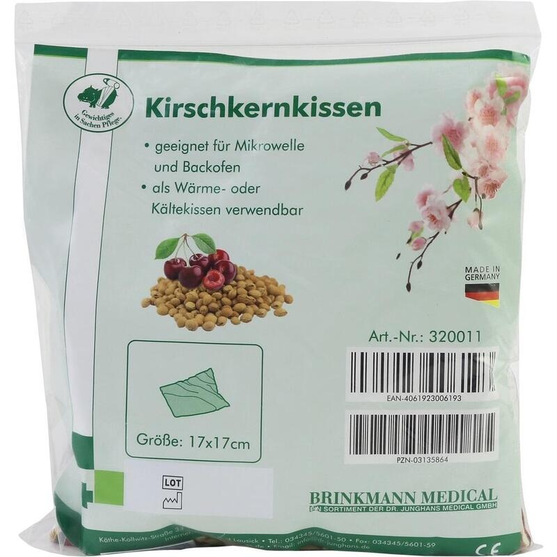 KIRSCHKERNKISSEN 17x17 cm