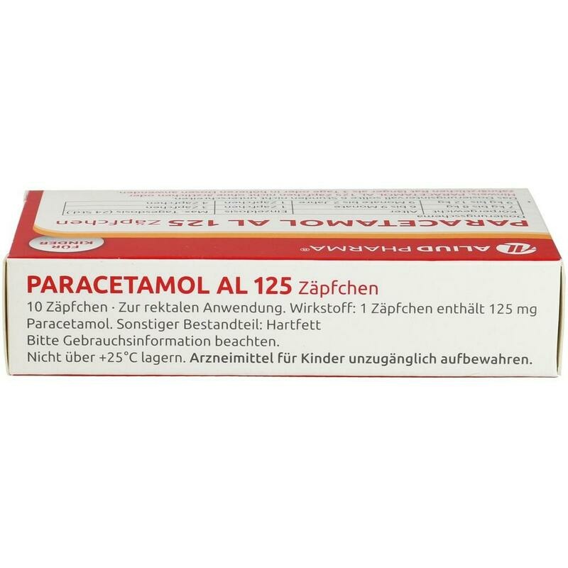 PARACETAMOL AL 125 Säuglings-Suppos.