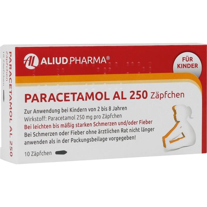 PARACETAMOL AL 250 Kleinkindersuppositorien
